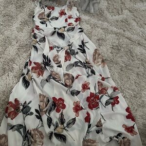 Floral Sleeveless Maxi Dress